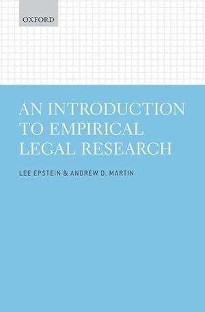 Bild des Verkufers fr An Introduction to Empirical Legal Research zum Verkauf von moluna