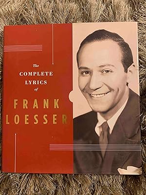 Bild des Verkufers fr The Complete Lyrics of Frank Loesser zum Verkauf von Jake's Place Books