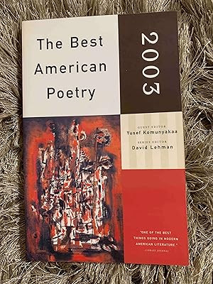 Immagine del venditore per The Best American Poetry 2003 venduto da Jake's Place Books