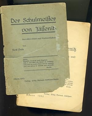 Der Schulmeister von Jässenitz. Aus alten Akten und Kirchenbüchern.