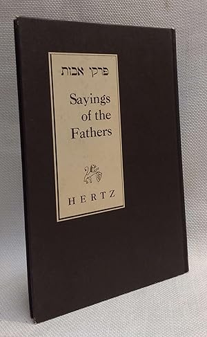 Sayings of the Fathers or Pirke Aboth