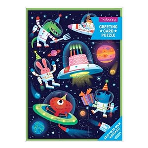 Imagen del vendedor de Cosmic Party Greeting Card Puzzle a la venta por GreatBookPrices