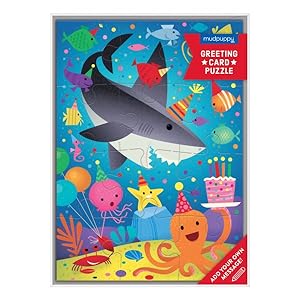 Image du vendeur pour Shark Party Greeting Card Puzzle mis en vente par GreatBookPrices