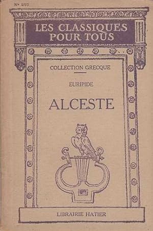 Image du vendeur pour Alceste mis en vente par Calepinus, la librairie latin-grec
