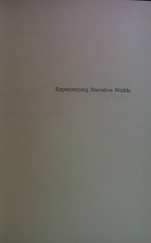 Bild des Verkufers fr Experiencing Narrative Worlds: On the Psychological Activities of Reading. zum Verkauf von books4less (Versandantiquariat Petra Gros GmbH & Co. KG)