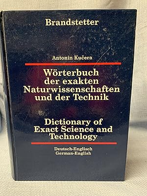 Bild des Verkufers fr Worterbuch der Exakten Naturwissenschaften und der Technik. Band II. Deutsch-Englisch. Dictionary of Exact Science and Technology zum Verkauf von Bryn Mawr Bookstore