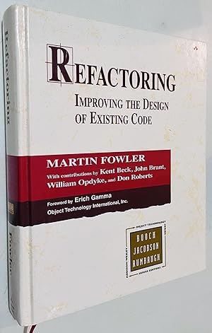 Seller image for Refactoring: Improving the Design of Existing Code for sale by Once Upon A Time