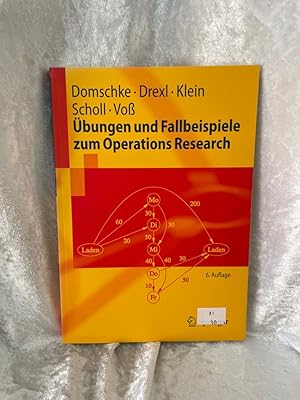 Imagen del vendedor de bungen und Fallbeispiele zum Operations Research (Springer-Lehrbuch) a la venta por Antiquariat Jochen Mohr -Books and Mohr-