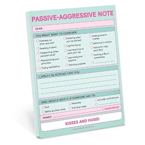 Seller image for Knock Knock Passive Aggressive Nifty Note (Pastel Version) for sale by Grand Eagle Retail