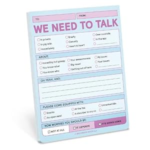 Seller image for Knock Knock We Need To Talk Nifty Note for sale by Grand Eagle Retail