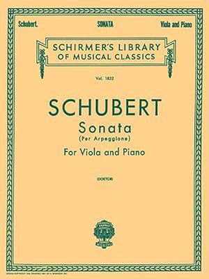 Seller image for Sonata Per Arpeggione: Viola and Piano (Paperback) for sale by Grand Eagle Retail