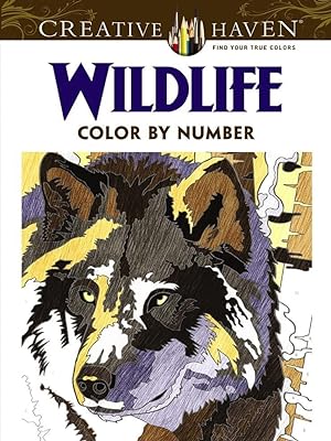 Bild des Verkufers fr Creative Haven Wildlife Color by Number Coloring Book zum Verkauf von moluna