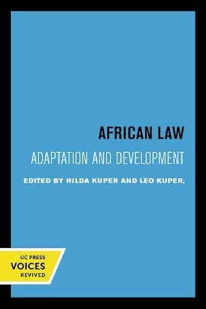 Seller image for African Law for sale by moluna