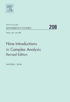 Seller image for Segal, S: Nine Introductions in Complex Analysis - Revised E for sale by moluna