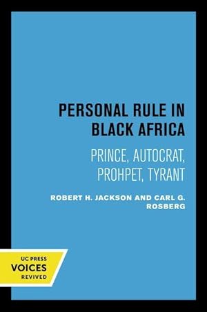 Immagine del venditore per Personal Rule in Black Africa venduto da moluna