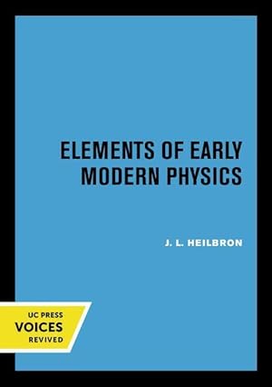 Bild des Verkufers fr Elements of Early Modern Physics zum Verkauf von moluna