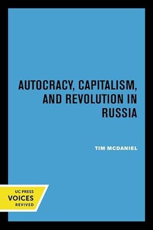 Imagen del vendedor de Autocracy, Capitalism and Revolution in Russia a la venta por moluna