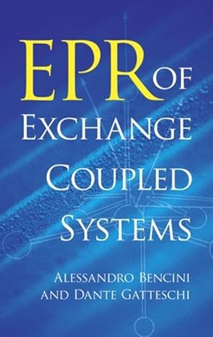 Immagine del venditore per EPR of Exchange Coupled Systems venduto da moluna