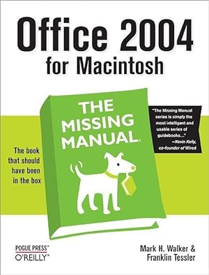 Bild des Verkufers fr Office 2004 for Macintosh zum Verkauf von moluna