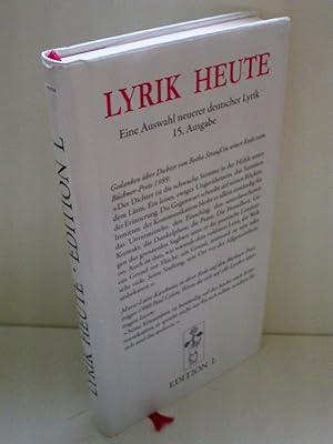 Seller image for Lyrik heute: Eine Auswahl neuerer deutscher Lyrik for sale by Gabis Bcherlager