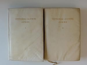 Opere (complete in 2 volumes). A cura di Francesco Maggini. Volume 1: Tragedie, Rime, Misogallo, ...