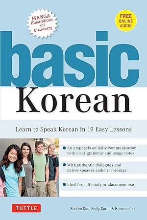 Bild des Verkufers fr Basic Korean: A Complete Language Course and Pocket Dictionary in One (Companion Online Audio, Dictionary and Manga Included) zum Verkauf von moluna