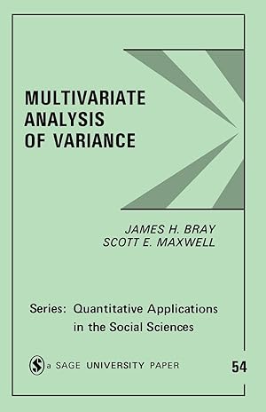 Imagen del vendedor de Multivariate Analysis of Variance a la venta por moluna