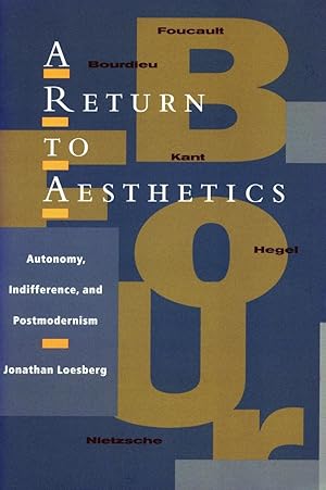 Bild des Verkufers fr A Return to Aesthetics: Autonomy, Indifference, and Postmodernism zum Verkauf von moluna