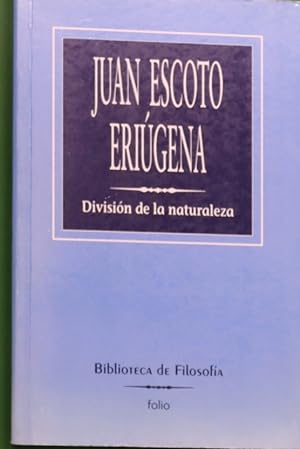 Imagen del vendedor de Divisin de la naturaleza (Periphyseon) a la venta por Librera Alonso Quijano
