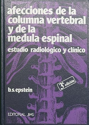 Imagen del vendedor de Afecciones de la columna vertebral y de la mdula espinal estudio radiolgico y clnico a la venta por Librera Alonso Quijano