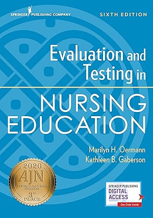 Bild des Verkufers fr Evaluation and Testing in Nursing Education, Sixth Edition zum Verkauf von moluna