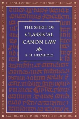 Bild des Verkufers fr The Spirit of Classical Canon Law zum Verkauf von moluna
