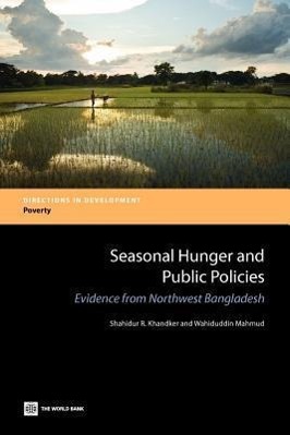 Bild des Verkufers fr Khandker, S: Seasonal Hunger and Public Policies zum Verkauf von moluna