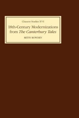 Bild des Verkufers fr Eighteenth-Century Modernizations from the Canterbury Tales zum Verkauf von moluna