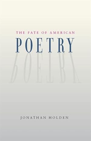 Seller image for The Fate of American Poetry for sale by moluna