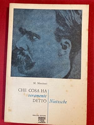 Seller image for Che cosa ha veramente detto Nietzsche. for sale by Plurabelle Books Ltd