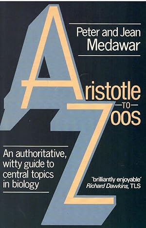 Seller image for Aristotle to Zoos for sale by Libreria sottomarina - Studio Bibliografico