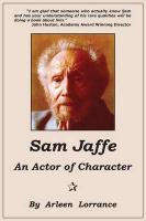 Bild des Verkufers fr Sam Jaffe: An Actor of Character zum Verkauf von moluna