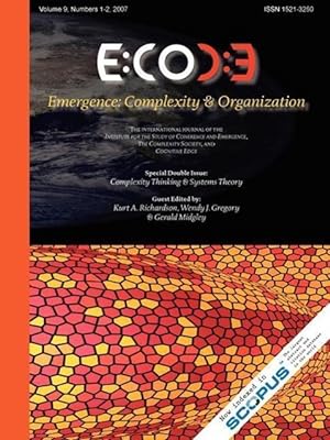 Seller image for Emergence, Volume 9: Complexity & Organization (9.1-2) for sale by moluna
