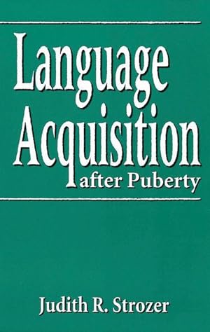 Seller image for Language Acquisition after Puberty for sale by moluna