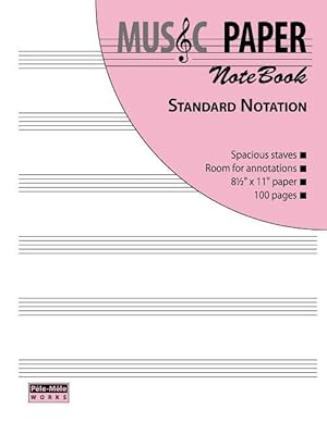 Bild des Verkufers fr MUSIC PAPER NoteBook - Guitar Chord, Standard Staff & Tablature zum Verkauf von moluna