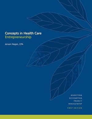 Seller image for Concepts in Health Care Entrepreneurship for sale by moluna