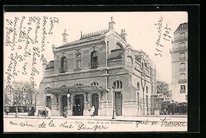 Ansichtskarte Paris, Gare de la rue Boulainvilliers, Bahnhof