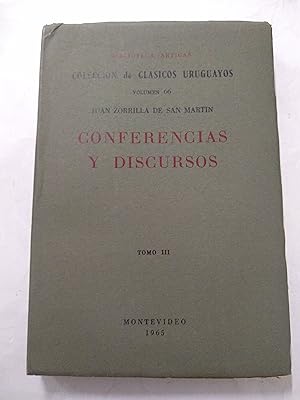 Seller image for Conferencias y discursos, Volumen 66 Tomo III for sale by Libros nicos