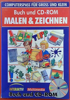 Imagen del vendedor de Computerspass fr Gross und Klein, Buch und CD-ROM Malen & Zeichnen a la venta por biblion2