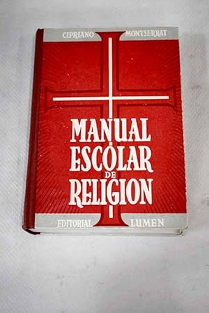 Imagen del vendedor de Manual escolar de Religin a la venta por Alcan Libros