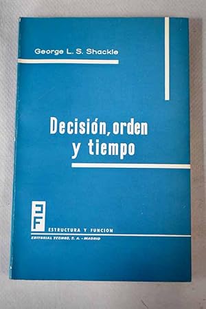 Seller image for Decisin, orden y tiempo en las actividades humanas for sale by Alcan Libros