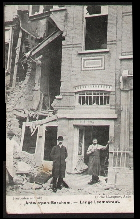 Antwerpen (Belgien): Aufnahmen der im ersten Weltkrieg zerstörten Stadt.