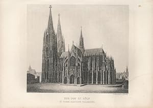 Der Dom zu Köln in seiner einstigen Vollendung.