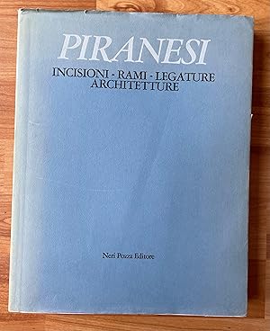 Bild des Verkufers fr Piranesi. Incisioni - Rami - Legature - Architetture zum Verkauf von Ursula Sturm